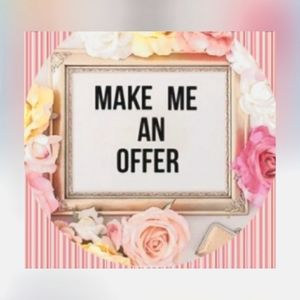 Make me a reasonable offer ❤️